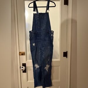 Women's Blue Denim Overalls